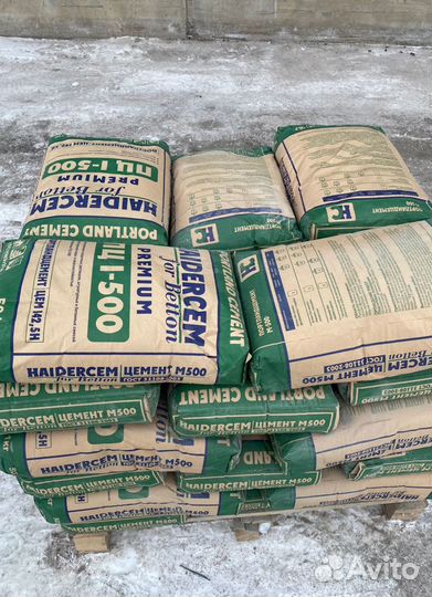 Портландцемент haidercem Premium М 500 Д0 / мешок