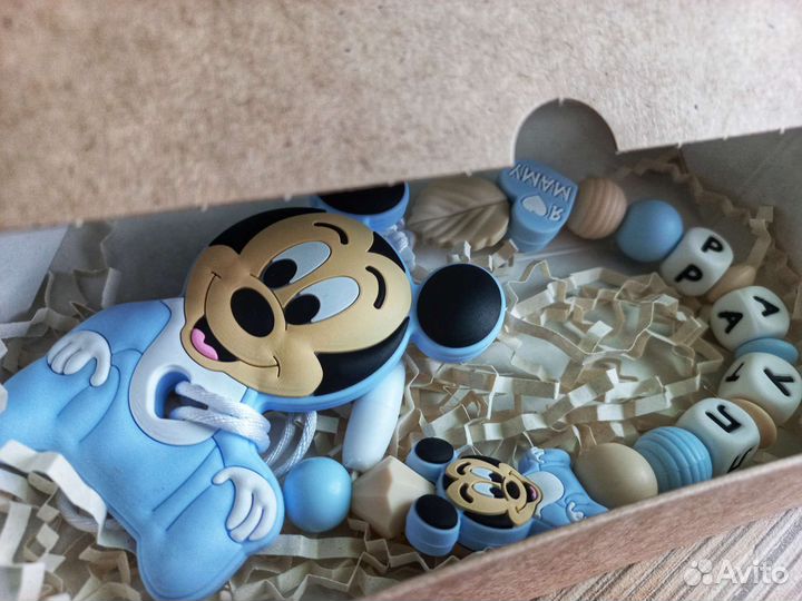 Именной держатель для соски