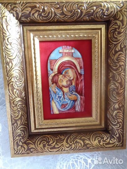 Панно Роспись по эмали Икона 