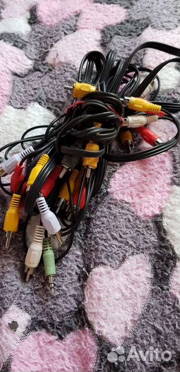 Кабельusb,тюльпан кабель,компьютерный провод