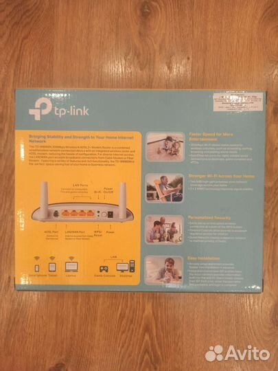 Новый Wi-Fi роутер с adsl2+ td-W8960N