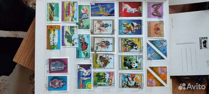 Советские марки и зарубежные