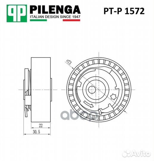 Ролик ремня грм renault logan/sandero 1.4-1.6i