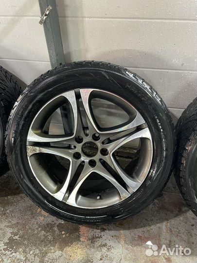 Колёса на дисках, шины, диски, комплект, б/у. BMW