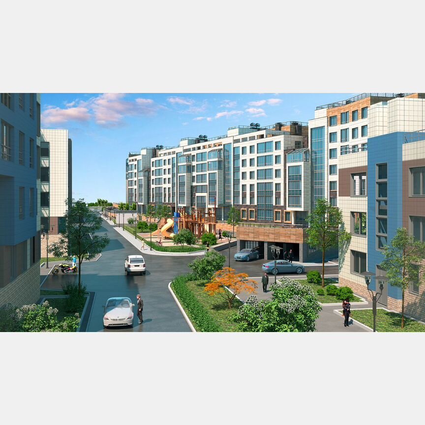 2-к. квартира, 73,2 м², 1/7 эт.