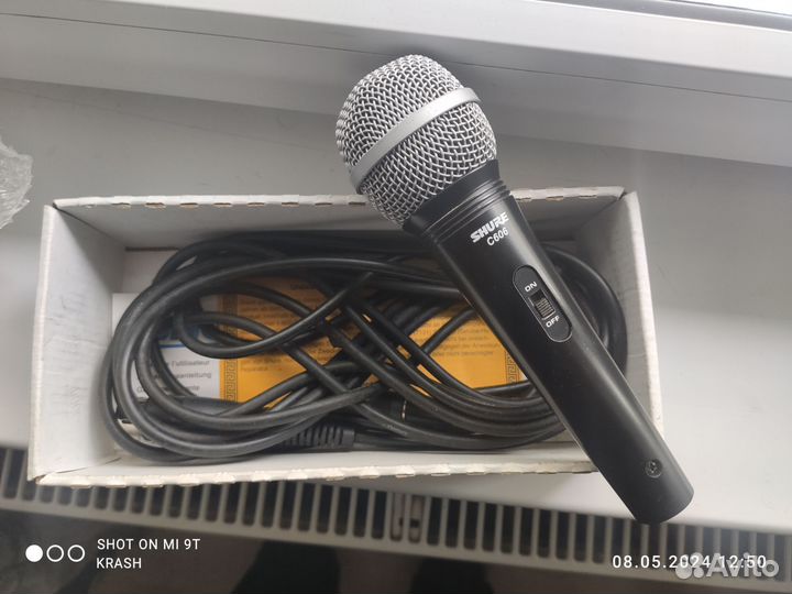 Микрофон shure c606