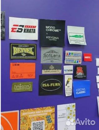 Бирки / размерники / составники для одежды