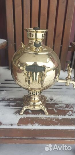 Царский самовар на дровах на 5л