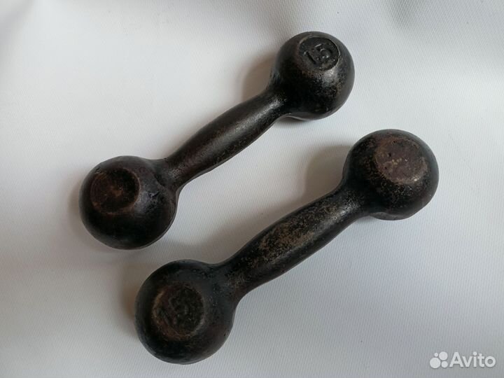 Гантели СССР 1,5 кг