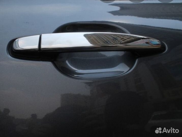 Хром накладки на ручки дверей lexus RX