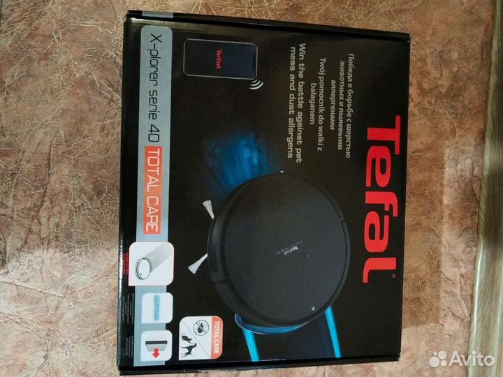 Робот пылесос tefal x plorer serie 40