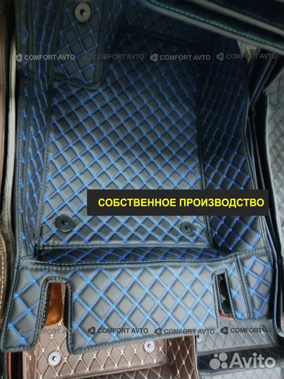 3Д 3D коврики из экокожи шьем сами