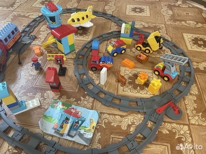 Игрушки железная дорога lego дупло оригинал