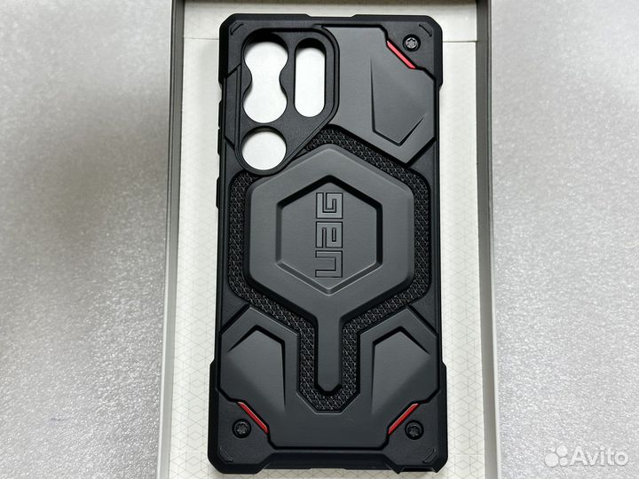 Чехол Uag Monarch PRO S23 Ultra MagSafe Kevlar