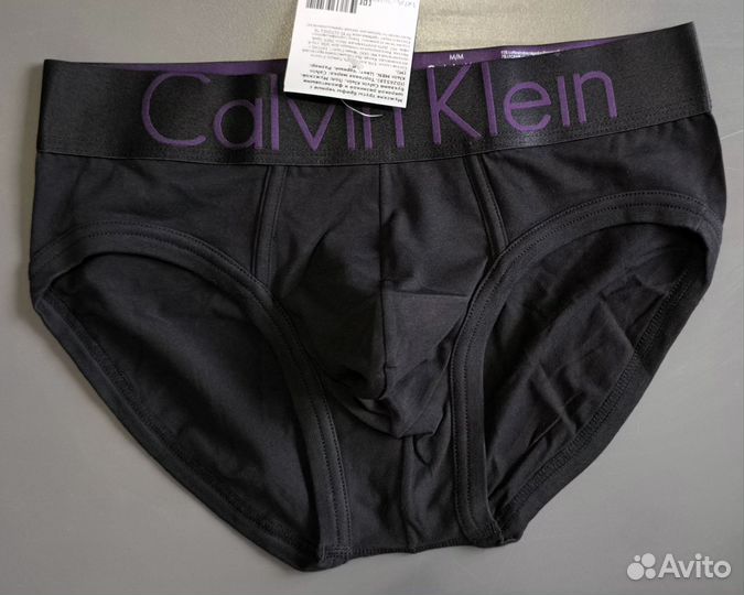 Мужские трусы брифы Calvin Klein набор 3 шт