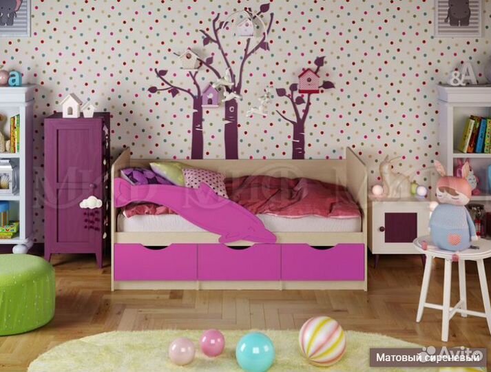 Детская кровать Дельфин/Дельфин-1