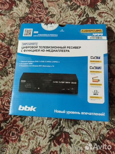 Цифровая тв приставка BBK ресивер с USB