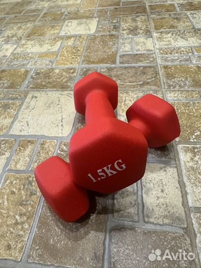 Гантели 1,5 кг 2 шт