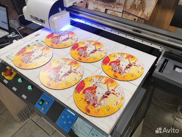 Прямая уф печать. Печать на пластике, дереве и др