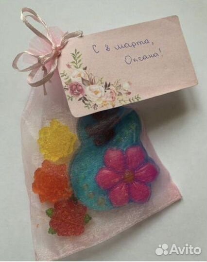 Мыло ручной работы 8 марта