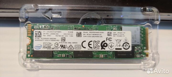 Intel Ssd m2 nvme 512gb