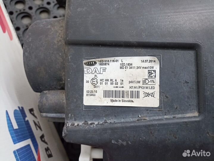1835874 Фара левая Daf XF106