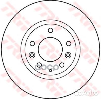 Диск тормозной передний mazda CX-7, CX-9 DF4958