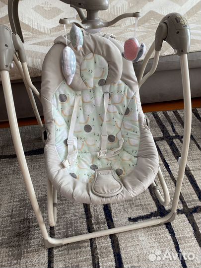 Электрокачели-шезлонг для новорожденных
