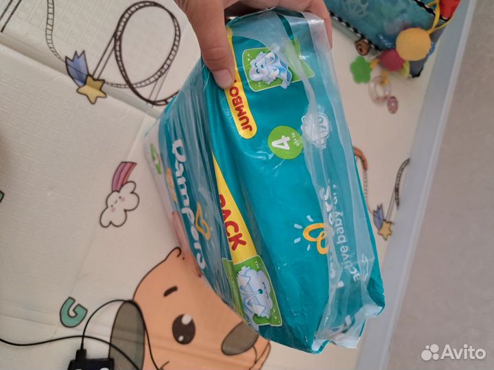 Подгузники pampers 4