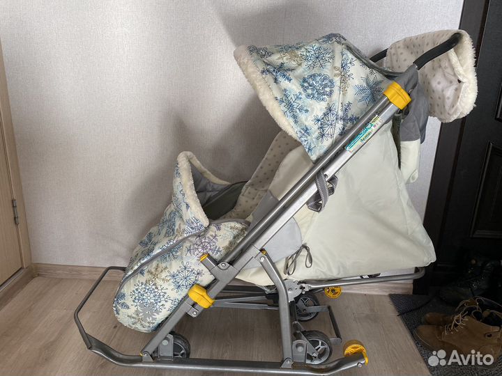 Детские санки коляска