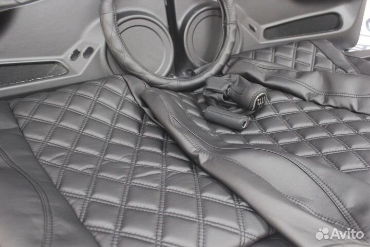 Набор для салона ваз 2114,2115, 2109,21099 Черный