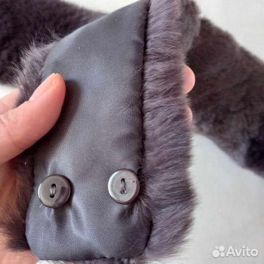 Меховой воротник кролик