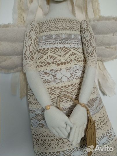 Интерьерная текстильная кукла Ангел