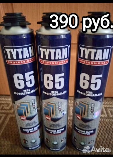 Монтажная пена Tytan 65, клей-пена Технониколь 500