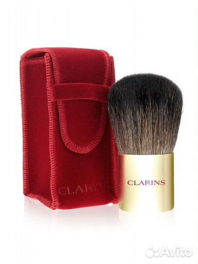 Большая натуральная кисть дя пудры