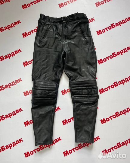 Мотоштаны кожаные р-р 46