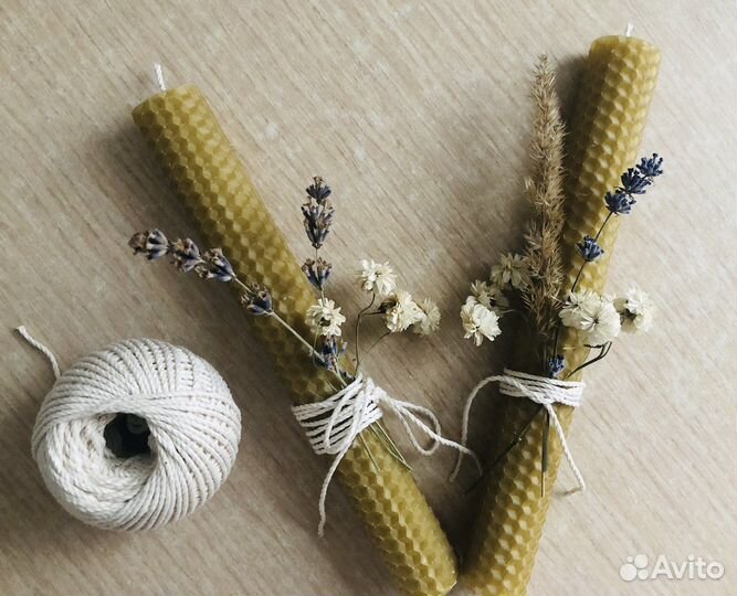 Свечи из вощины