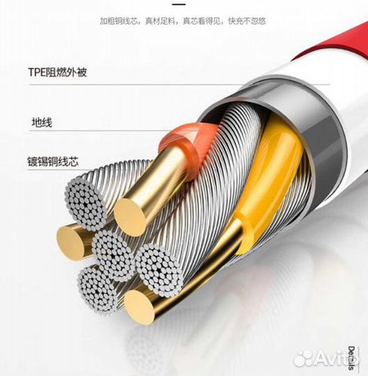 Кабель microUSB (5A) (M66) черный