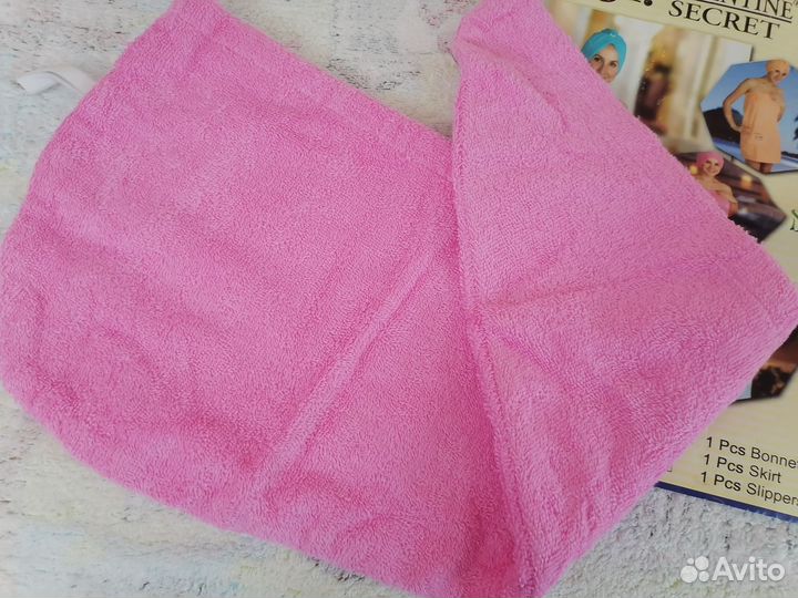 Набор для бани и сауны женский из хлопка Турция