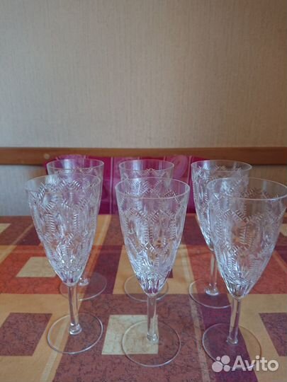 Фужеры хрустальные СССР