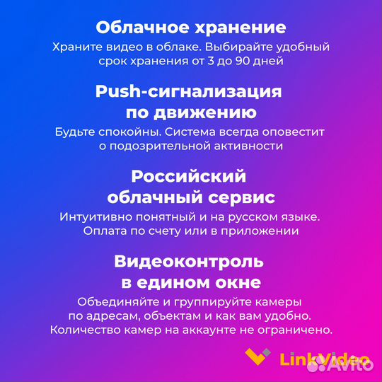 Облачное видеонаблюдение для пвз WB, Ozon, ям