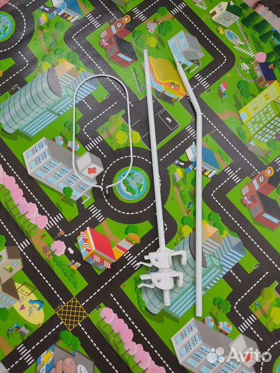 Балдахин в детскую кроватку+держатель для него