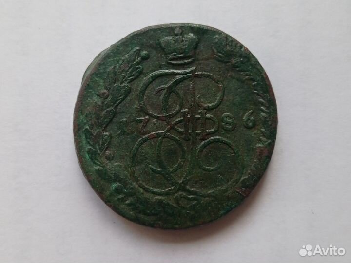 Монета редкая 1786г