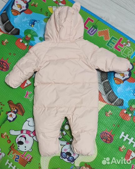 Зимний комбинезон для девочки 74
