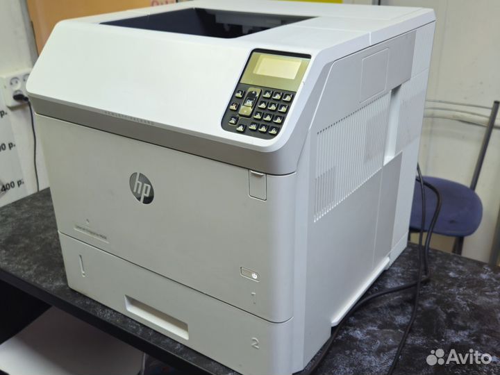 Принтер лазерный HP LJ enterprise M606dn