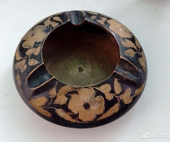 Пепельница медная СССР