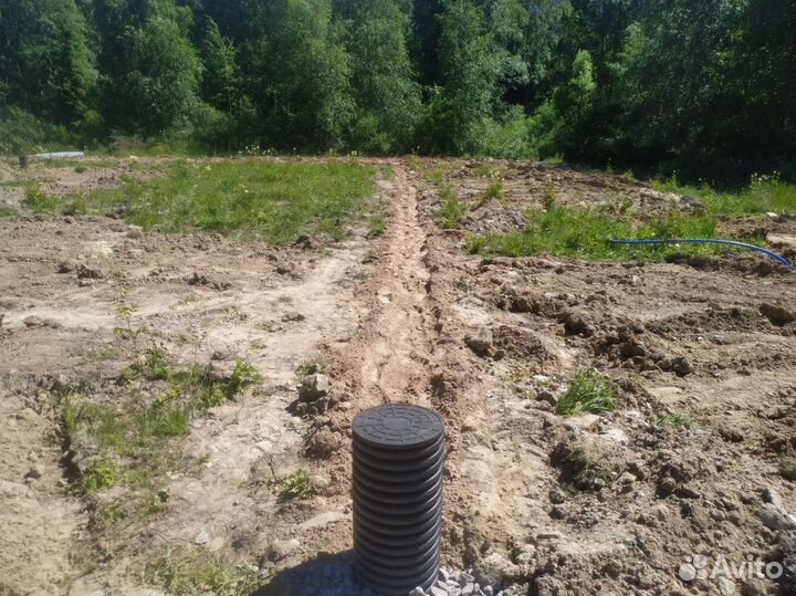 Дренаж участка, ливневка, отмостка