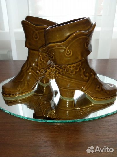 Вазочка. Сапожок. Башмачок. 2шт.СССР