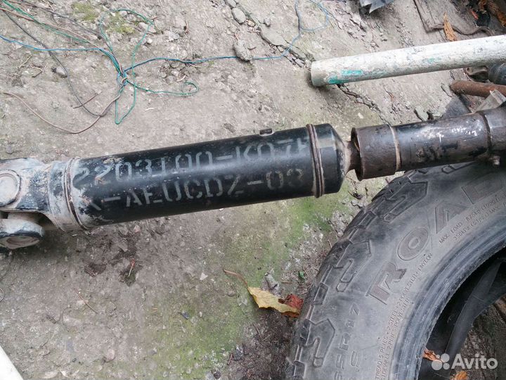 Hover h3 кардан передний