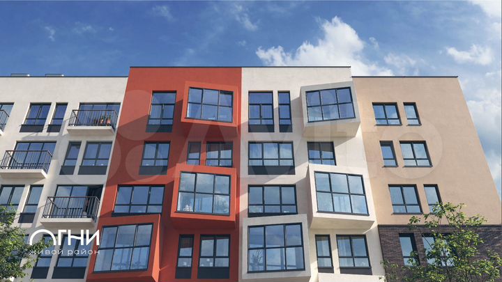 1-к. квартира, 42,7 м², 4/5 эт.